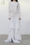 Marc le bihan round neck T -shirt 2897 white
